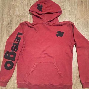 *RARE* Vintage FreeCity Let's Go Maroon Hoodie